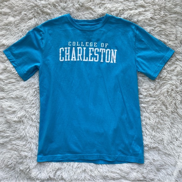 ALTA GRACIA • College of Charleston Blue & White Tee Shirt size Large - Picture 6 of 16